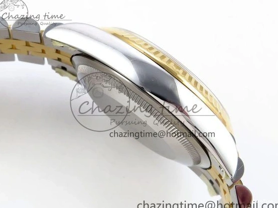 MiroTime 0112 DateJust 36 126233 Clean 1:1 Best Edition 904L Steel YG Textured Stick Dial on SS YG Jubilee Bracelet VR Trendy 1494